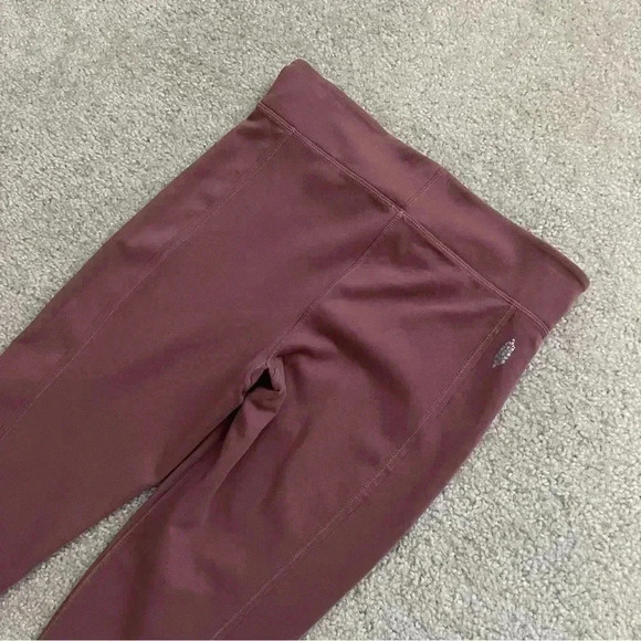 Free People Turnout Movement Leggings Ballet Core Tie Leg Criss Cross Mauve Med - Picture 11 of 15